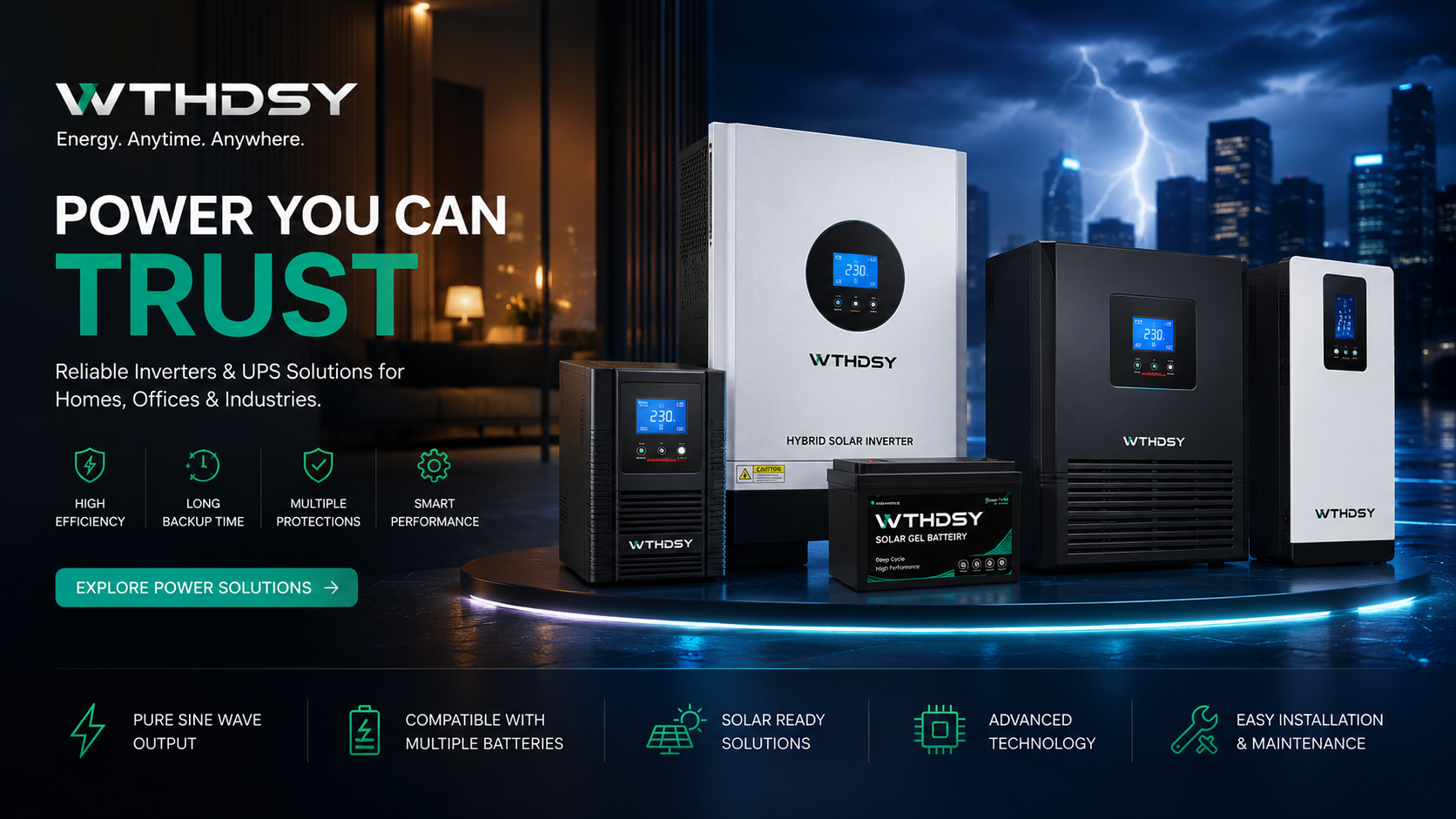WTHDSY Power Solutions — Power You Can Trust.