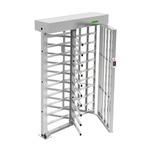 Full-height turnstile ZKTeco FHT3322 [FP/MF] with controller and biometric readers