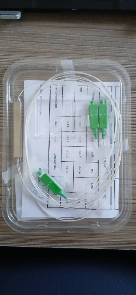 Fiber Optic Splitter 1X2