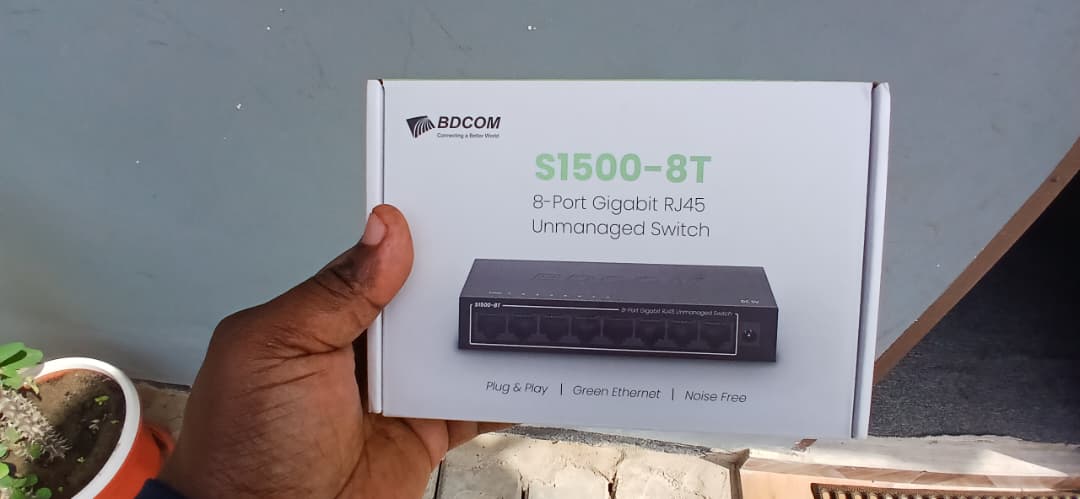 BDcom 8- port Gigabit RJ45 Unmanaged Switch