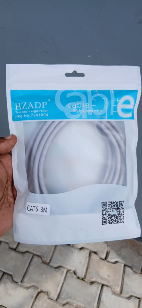 UTP Cat 6 Network Cable 3M