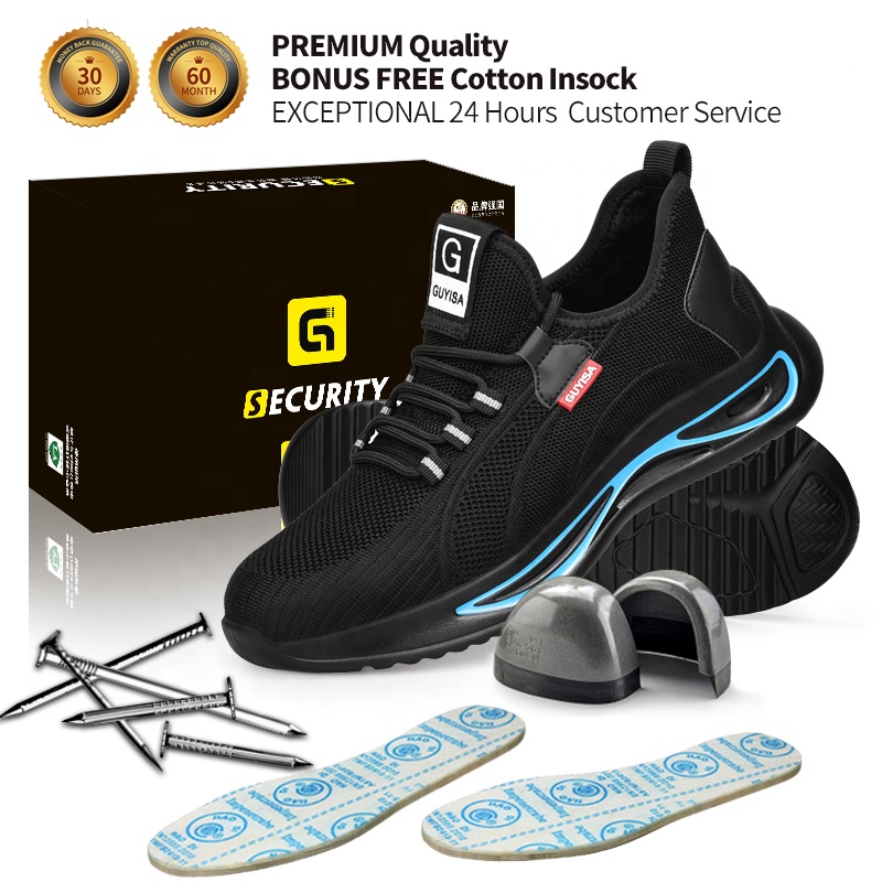 GUYISA Professional Safety Shoes Anti-Smash Protection for Outdoor Work - Image 2