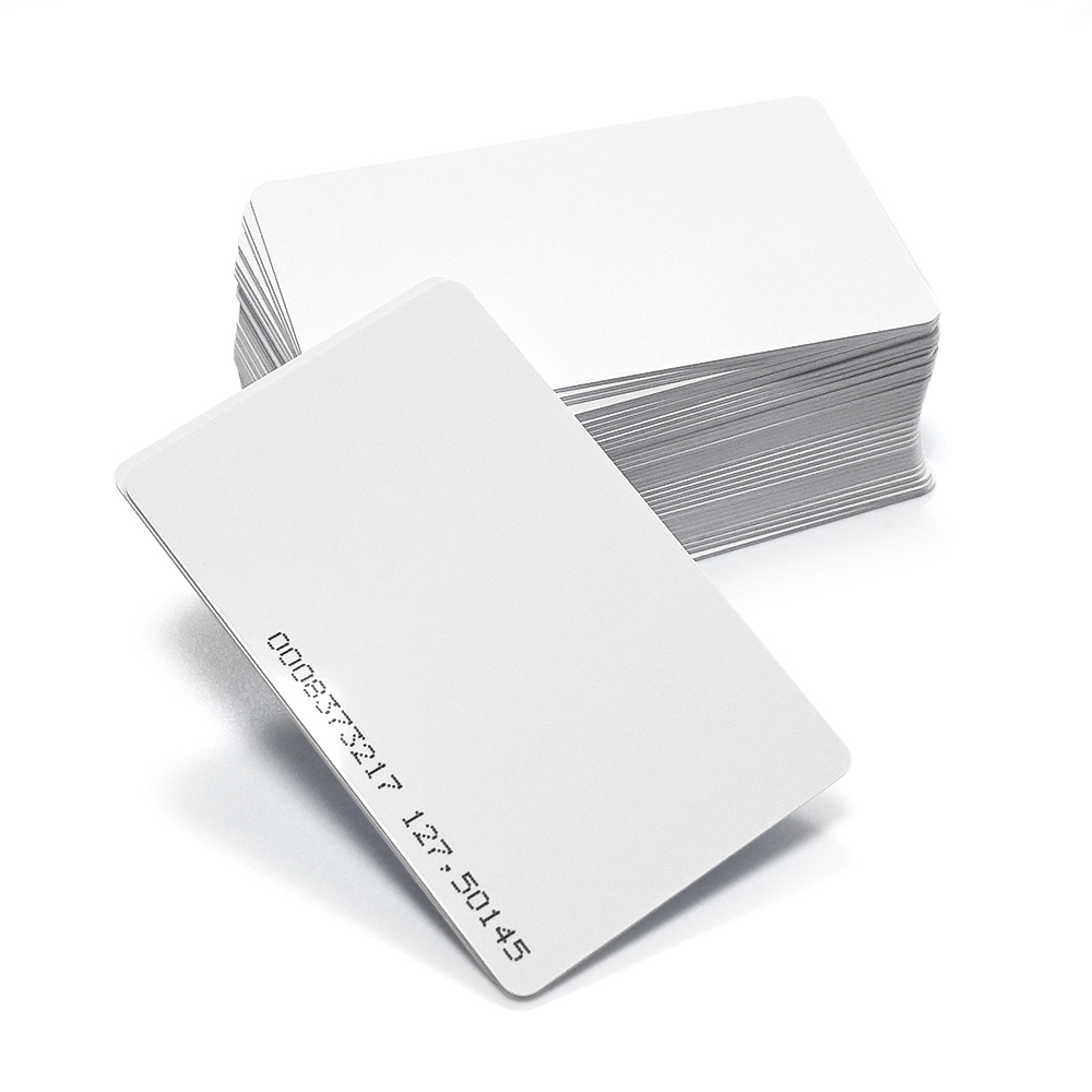 Custom Plastic Mifare 13.56mhz Frequency Business Smart Card Inkjet Printable White Blank Pvc Card