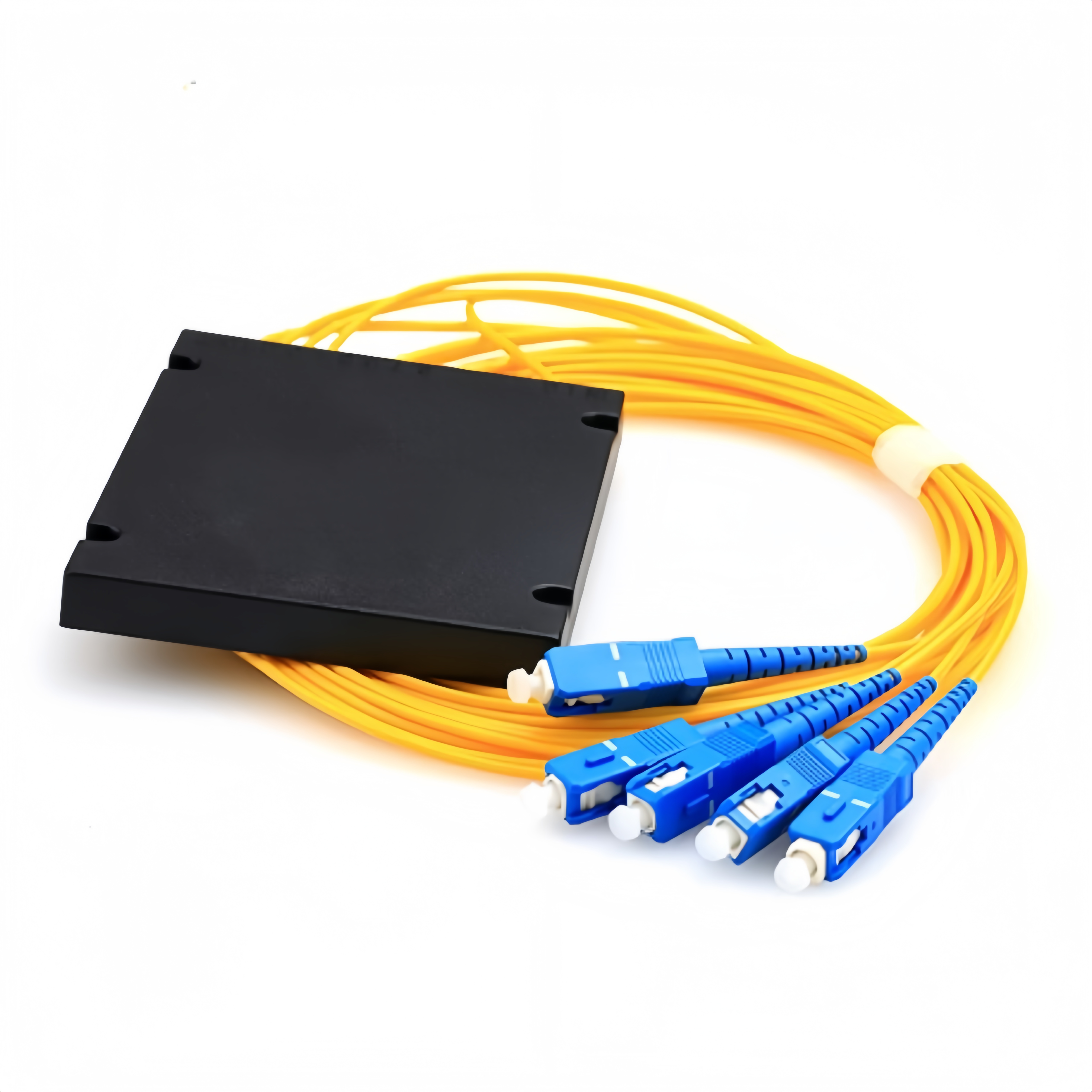 PLC splitter, 1 x 4 module type; 2.0mm PVC fiber jacket, G657A1, with SC/UPC connectors; - Image 2