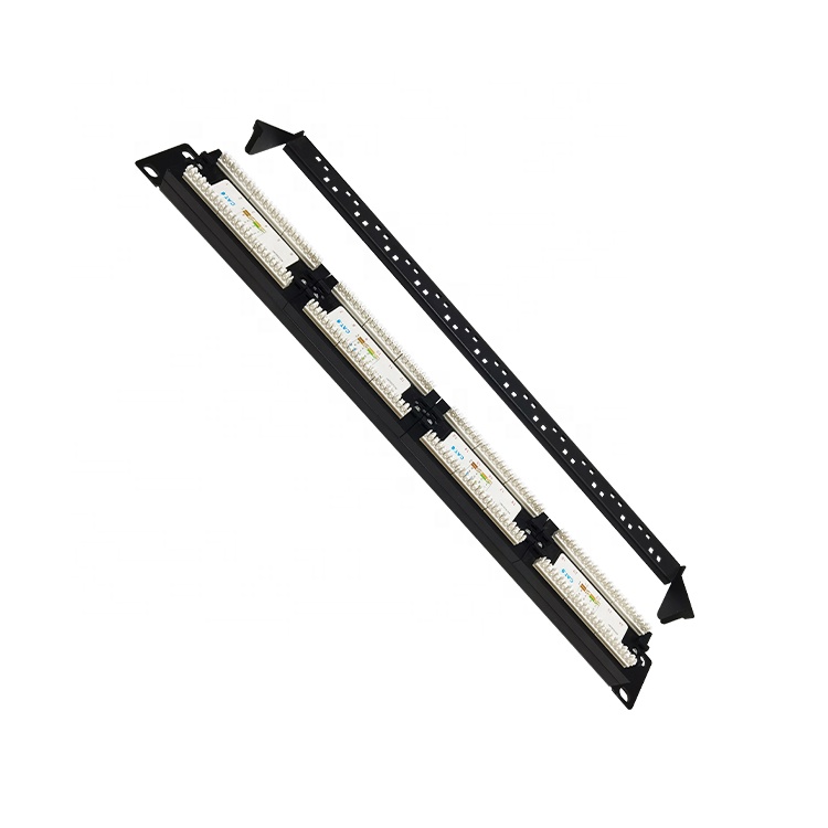 24 Port CAT6 UTP Patch Panel 1U, Black - Image 3