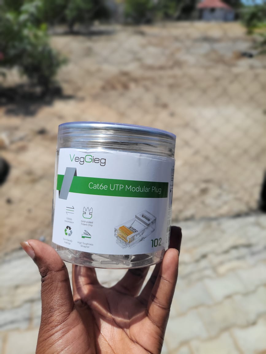 VegGieg Cat6e RJ45 Connectors (102pcs) 