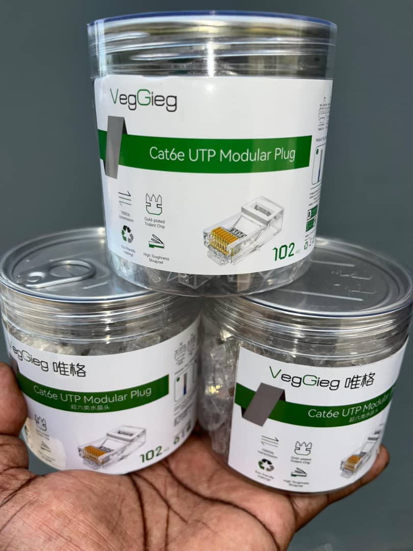VegGieg Cat6e RJ45 Connectors (102pcs)  - Image 2