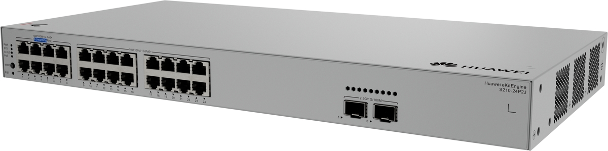 Huawei L2, 24 x 10/100/1000BASE-T PoE+ ports, 2 x 2.5GE SFP ports 