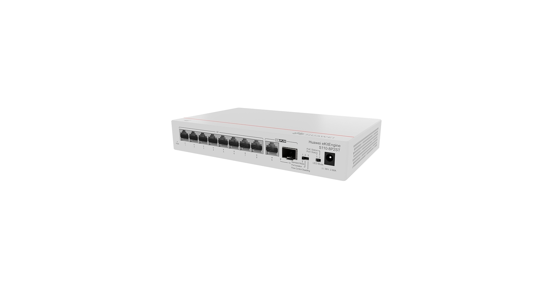 Huawei S110-8P2ST (8*10/100/1000BASE-T ports, PoE+, 1*GE SFP port