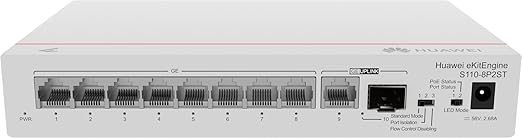 Huawei S110-8P2ST (8*10/100/1000BASE-T ports, PoE+, 1*GE SFP port - Image 2