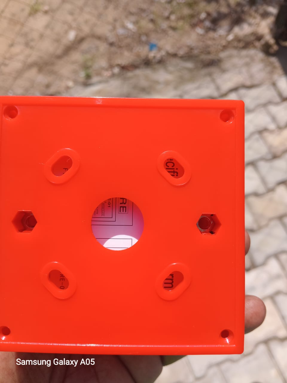 Emergency button resettable with key (Red) - Image 3