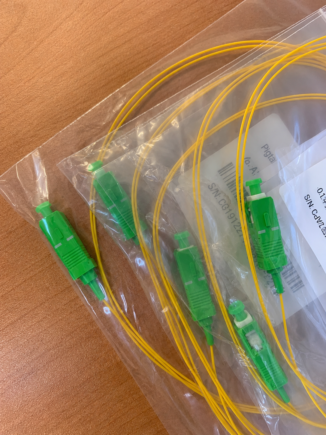 Simplex SC/APC 9/125 Single Mode Fiber Optic Pigtail 2M - Image 2