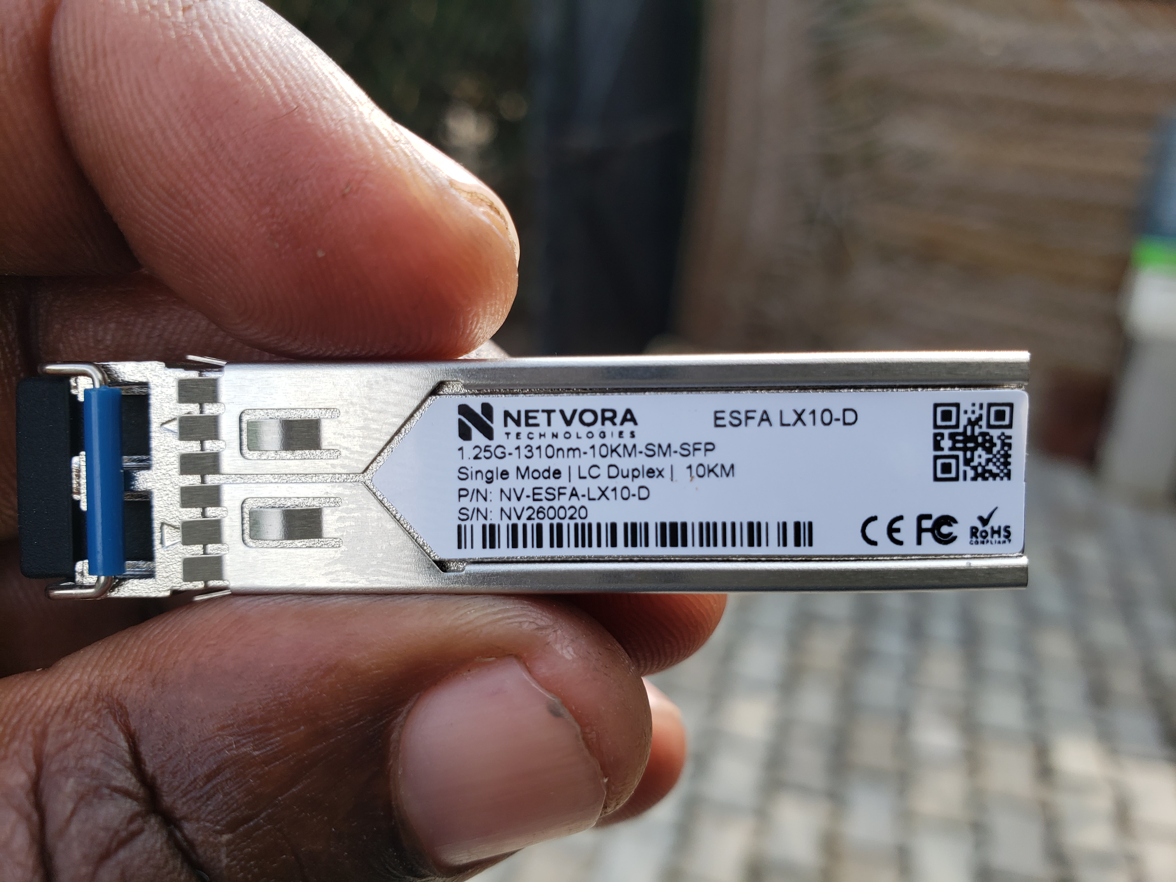 NETVORA 1.25G Single Mode SFP 10KM LC Duplex