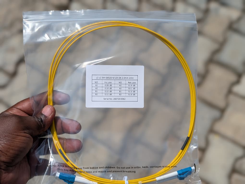 Fiber Patch cord LC-LC, SM G652 2M