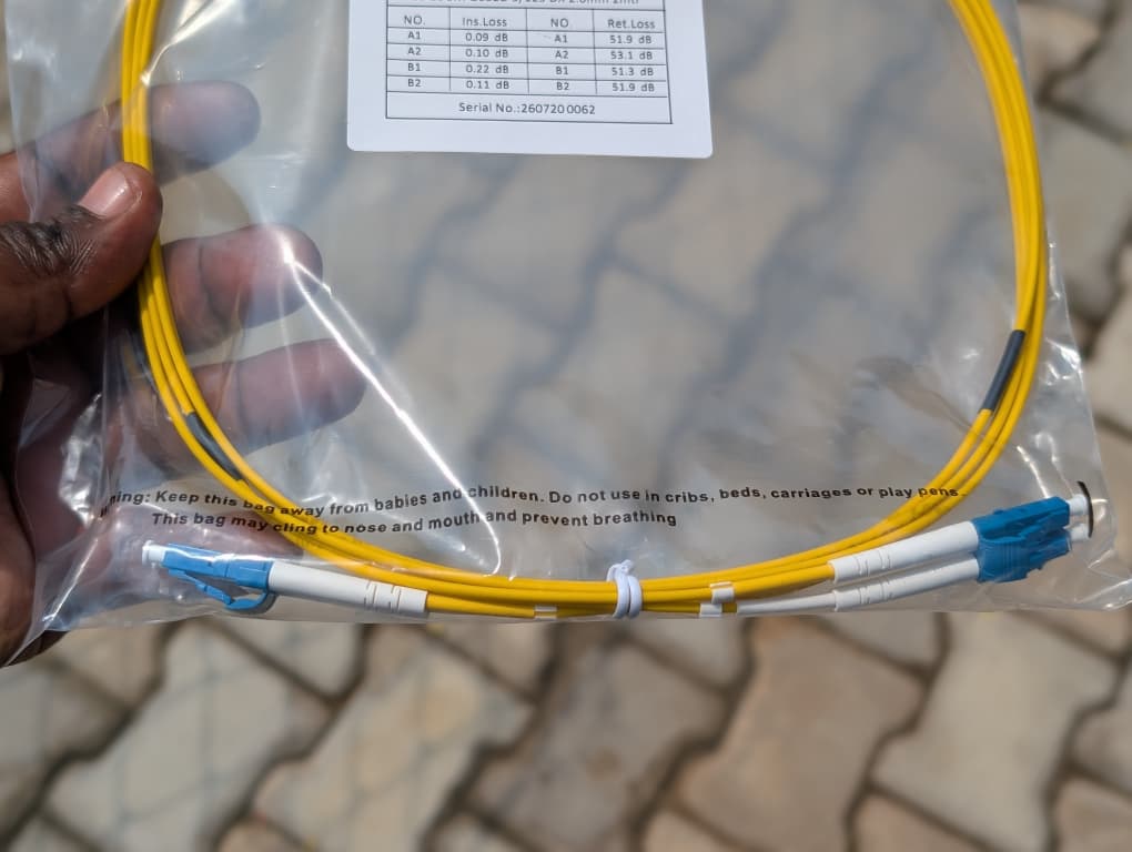 Fiber Patch cord LC-LC, SM G652 2M - Image 2