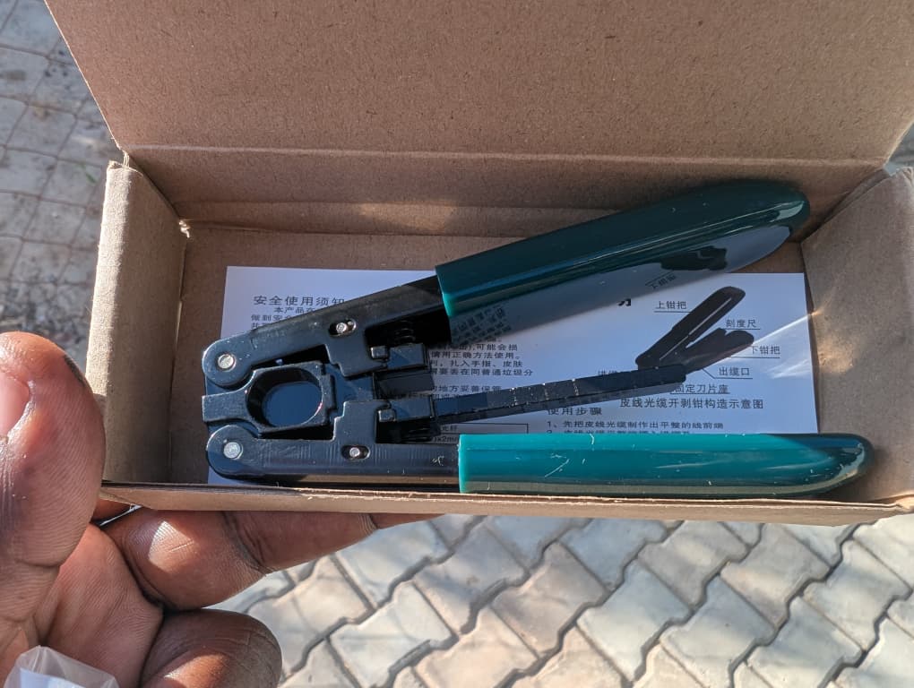 Stripping Plier for Rubber-Insulated Optical Cable - Image 3